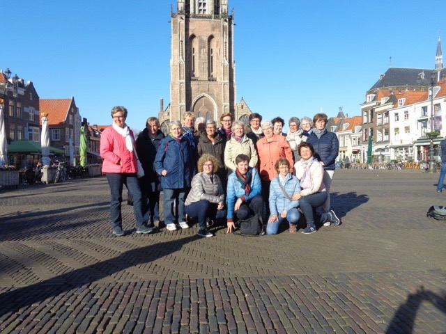 Uitje Tryfna  rondleiding door Delft